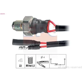 Autoelektrika Spínač, světlo zpátečky EPS 1.860.078