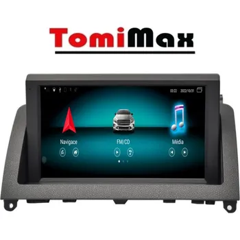 Autorádio TomiMax Mercedes C W204 Android 14 autorádio s WIFI, GPS, USB, BT HW výbava: 8 Core 4GB+32GB PX HIGH - Model auta: Mercedes C W204 2007-2011, Velikost obrazovky: Dotyková obrazovka: 8"