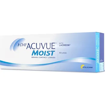 Kontaktní čočky Johnson & Johnson 1 Day Acuvue Moist (30 čoček) Dioptrie - sph: -2,50, Průměr - DIA: 14,2, Zakřivení - B.C.: 8,5