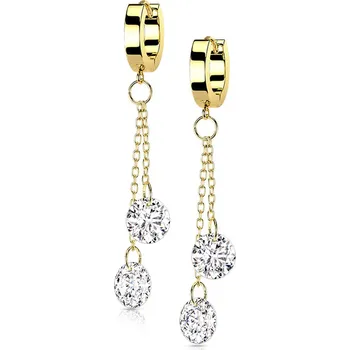 Náušnice Dámské náušnice z chirurgické oceli CARMEL