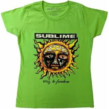 Pánské tričko Merch Sublime: Sublime Ladies T-shirt: 40oz To Freedom (x-small) XS