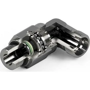 Instalatérský materiál Parker Úhlové rotační šroubení DG104-R s kuličkovým ložis.s vnějš.závity - M24x1,5/G1/2