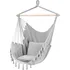 Závěsné křeslo Brazilské závěsné houpací křeslo 20937 130 x 97 cm, šedé