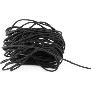 Polyesterová žaluziová šňůra - černá - průměr 0,14 cm