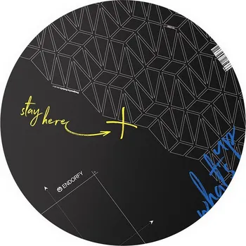 Podložka pod nábytek Endorfy Floor Pad 110C Podložka pod židli, ochranná, na podlahu, kulatá, 110×110cm, PVC, černá EY8G003