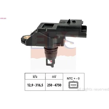 Čidlo automobilu Snímač barometrického tlaku vzduchu EPS 1.993.261