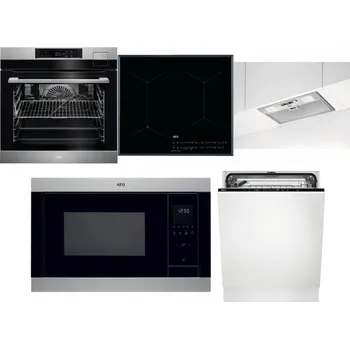 Set domácích spotřebičů AEG BSK792380M + AEG Mastery SenseFry IAE64431FB + AEG DGB3523S + AEG Mastery MSB2547D-M + AEG FSK73607Z