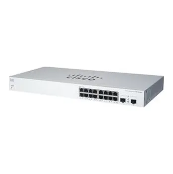 Switch Cisco CBS220-16P-2G-EU, 16xGbE, 2xSFP, PoE+, 130W - CBS220-16P-2G-EU