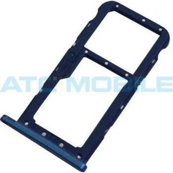 Náhradní díl pro mobilní telefon Držák SIM a microSD Huawei P20 Lite (ANE-LX1) modrý, originální - 51661HKL a zpět 7 Kč s ATC Clubem