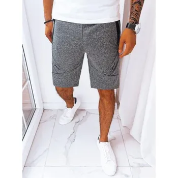 Pánské kraťasy Pánské teplákové šortky KEVA šedé