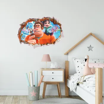 Samolepící dekorace Samolepka na zeď "Raubíř Ralf a internet" 50x70cm