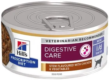 Krmivo pro psa Hill's Pet Nutrition Prescription Diet Mini konzerva Digestive Care Low Fat i/d Chicken 156 g