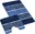 Bellatex Avangard koupelnová sada 60 x 100, 60 x 50 cm, lodě/modrá