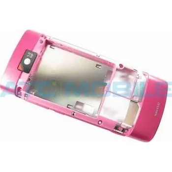 Náhradní kryt pro mobilní telefon Střední kryt Nokia X3-02 Touch&Type růžový - 0257580 a zpět 1 Kč s ATC Clubem