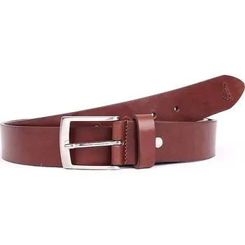 Opasek Hnědý pánský kožený opasek DAKAR 35767XL délka 155/140 cm