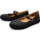 URBAN LADIES Dámská kožená balerína 9009-1 T01 černá AZA Barva: černá, Velikost: 38