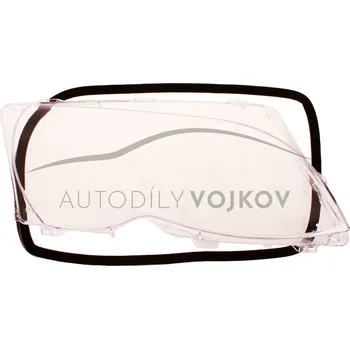 Sklo světlometu Pravé rozptylové sklo hlavního reflektoru s těsněním - FACELIFT BMW 3 (E46)