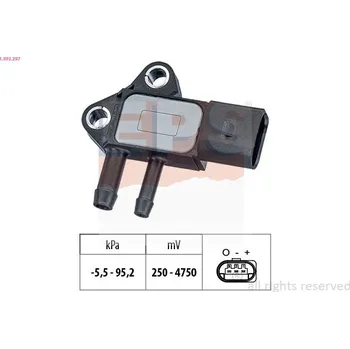 Autoelektrika Senzor, tlak výfukového plynu EPS 1.993.297