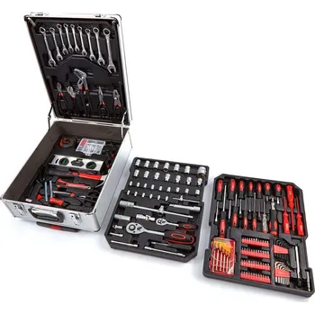 Sada nářadí TrueTech Vozík/kufr s nářadím na kolečkách, 599 dílů, 12.5 kg