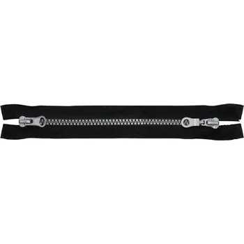 Zip Zip kostěný No 5 dělitelný 2 jezdce / dvoucestný 70 cm bundový BREX, barva Černá