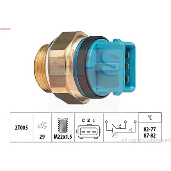 Klimatizace automobilu Teplotní spínač, větrák chladiče EPS 1.850.630
