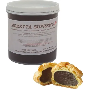 Krém čokoládovooříškový Supreme (palm free), Dulcistar 1 kg/kbelík