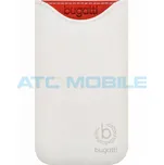 Pouzdro Bugatti Skinny, kožené, vel. M (7,2 x 12,3cm), bílé a zpět 5 Kč s ATC Clubem