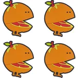 Podtácek sada 4 ks pomeranč 10x10 cm - 4ks