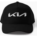 Kia Kšiltovka s bílím logem černá uni