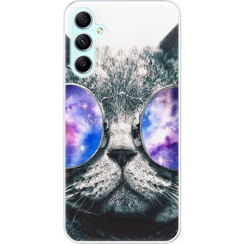 Pouzdro na mobilní telefon Odolné silikonové pouzdro iSaprio - Galaxy Cat - Samsung Galaxy A34 5G