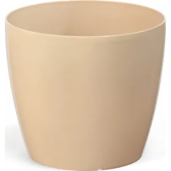 Plastový květináč Magnolia 135 mm, cappuccino (116779 007 LA201 MAGNOLIA cappuccino 135mm obal)