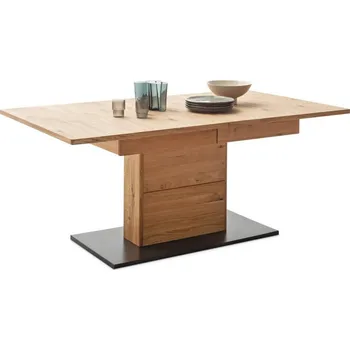 Jídelní stůl Rozkládací jídelní stůl částečně masiv divoký dub Granada 180/230x100