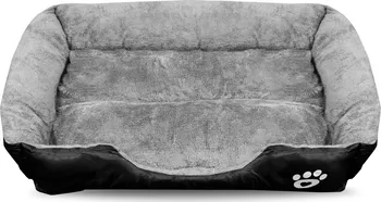 Pelíšek pro psa Aga Pelíšek pro psy 80 x 60 cm černý/šedý