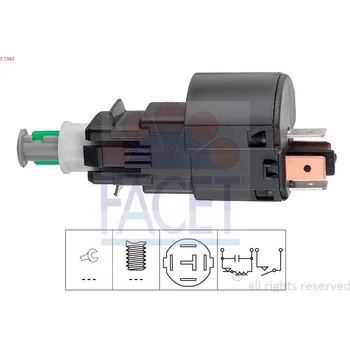 Auto-moto Spínač brzdového světla FACET 7.1163