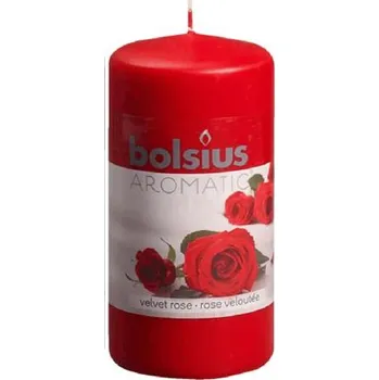 Svíčka Bolsius Aromatic Velvet Rose 120 x 60 mm