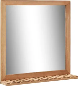 Zrcadlo Koupelnové zrcadlo 247605 60 x 12 x 62 cm masivní ořechové dřevo