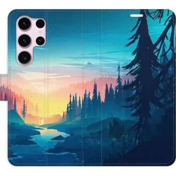 Pouzdro na mobilní telefon Flipové pouzdro iSaprio - Magical Landscape - Samsung Galaxy S23 Ultra