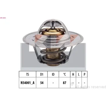 Těsnění motoru Termostat, chladivo KW 580 268S