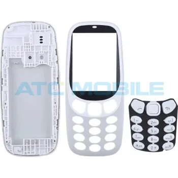 Náhradní kryt pro mobilní telefon Přední, zadní kryt a klávesnice Nokia 3310 (2017) šedý a zpět 17 Kč s ATC Clubem
