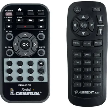 Dálkový ovladač ALBRECHT DR460C V2 - dálkový ovladač duplikát