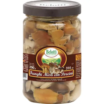 Zelenina Belotti Směs hub s hříbky (Funghi Misti con Porcini) 314ml
