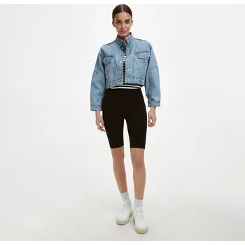 Dámské kraťasy Reserved - Cyklistické kraťasy s vysokým podílem bavlny - černý - 3109T-99X - 3109T-99X-XS