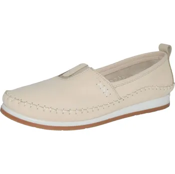 Dámské lodičky SAFE STEP dámské mokasíny 23814 Barva: béžová, Velikost: 38