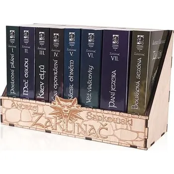 Zaklínač - komplet 8 knih v dřevěném boxu - Andrzej Sapkowski (2021, brožovaná)