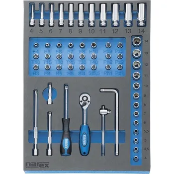 Gola hlavice NAREX 443000996 Modul nářadí 1/4" 55dílný