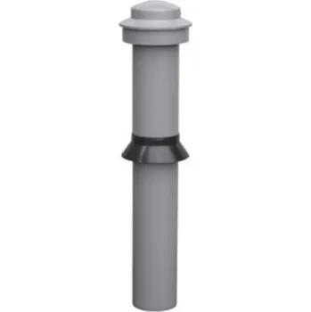 Kanalizační potrubí Ostatní výrobci HT KADH větrací nástavec DN110, 930mm, odpadní, PP, šedá