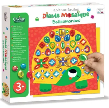 kreativní sada Diamantová mozaika - Zvířátka 3+