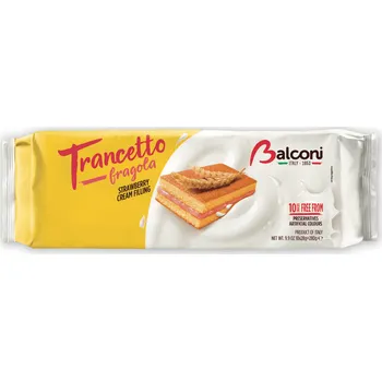 Pečivo Balconi Trancetto moučník jahodový s jogurtem 10x28g