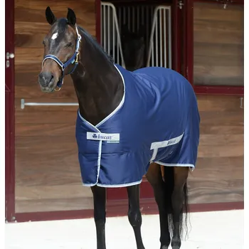 Deka pro koně Bucas Deka stájová Freedom Twill Bucas, 0 g, navy/silver Délka zad: 90 cm