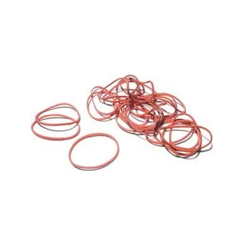 Gumičky slabé 1 mm, průměr 3 cm (1 kg) - červené